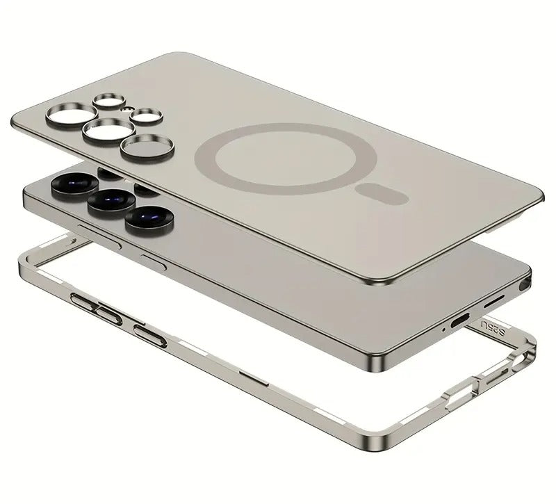 Matte Magsafe Case With Titanium Frame - Samsung