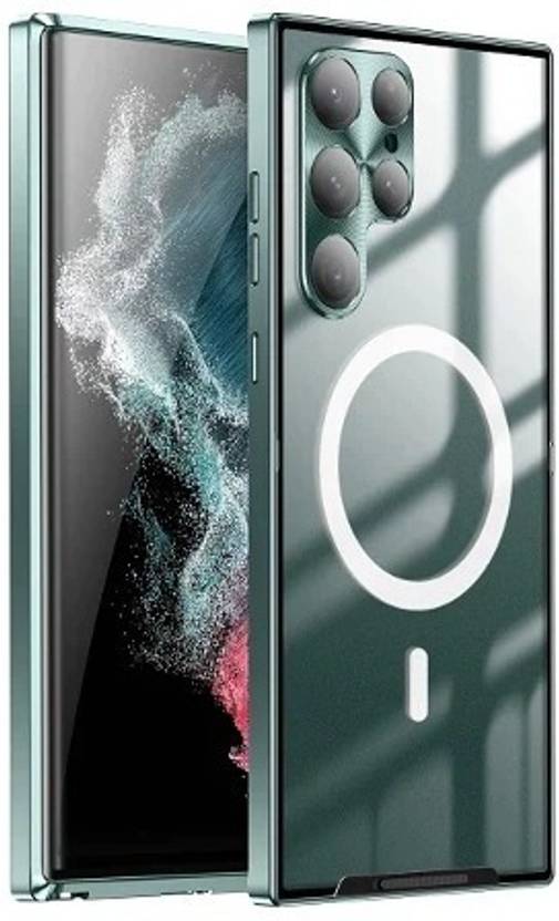 Frosted Metal Translucent Glass Phone Case For Samsung Galaxy