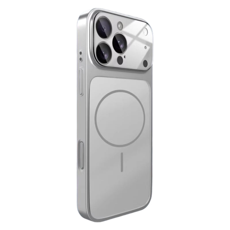iPhone 17 Series Frosted Large Window Case with Lens Film