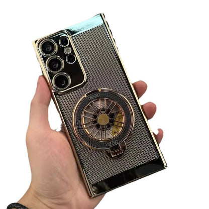 Galaxy Series Brilliant Spin Rotating Wheel Stand Case