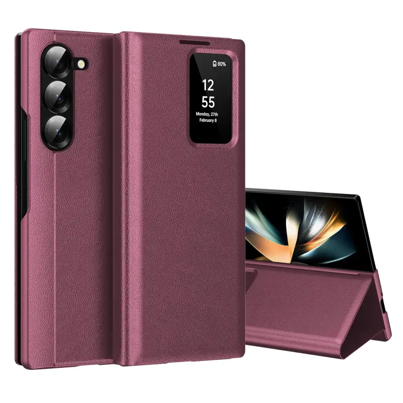 Galaxy Z Fold Series Smart View Wallet Flip Case