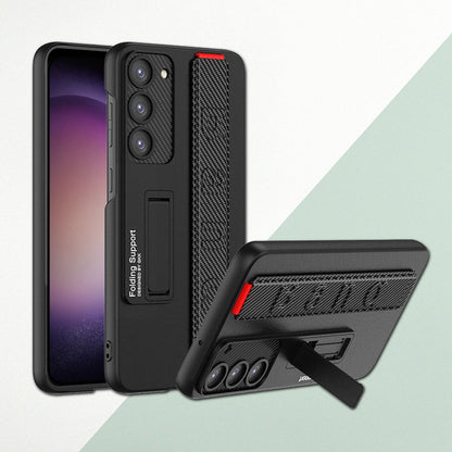 SAMSUNG GALAXY S22 THIN WRISTBAND SHOCKPROOF PHONE CASE WITH HOLDER