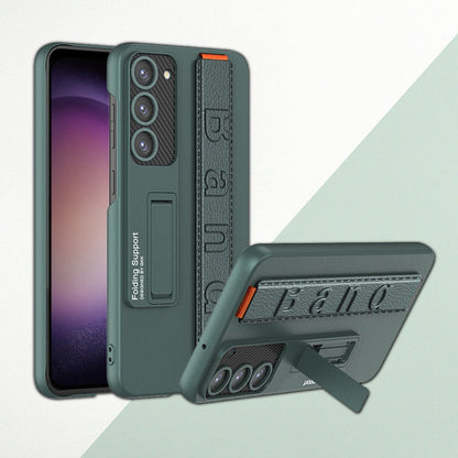 SAMSUNG GALAXY S22 THIN WRISTBAND SHOCKPROOF PHONE CASE WITH HOLDER