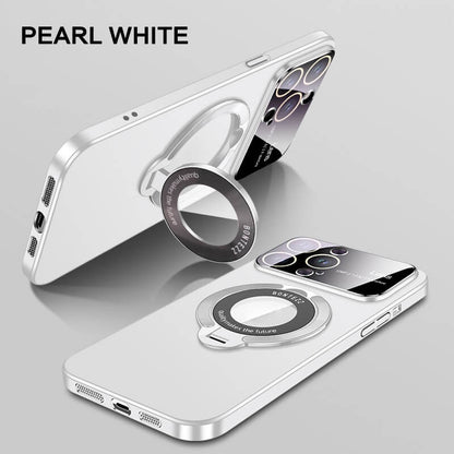 O-Ring MagSafe Case for iPhone 17 Clear Grip Stand