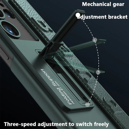 SAMSUNG GALAXY S22 ULTRA WRISTBAND SHOCKPROOF PHONE CASE WITH HOLDER