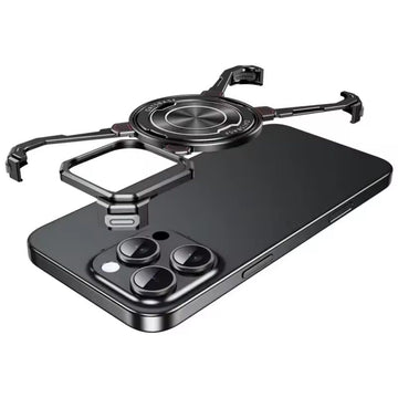 MagSafe 360° Rotatable Kickstand & Frameless Shockproof Design