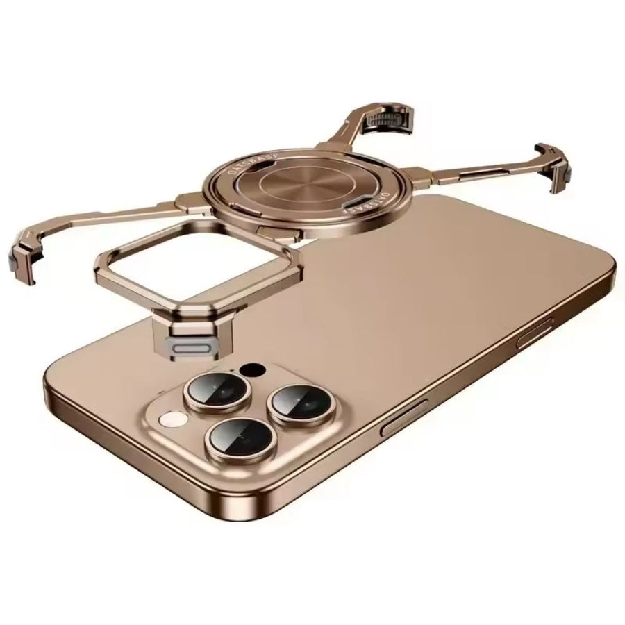 MagSafe 360° Rotatable Kickstand & Frameless Shockproof Design