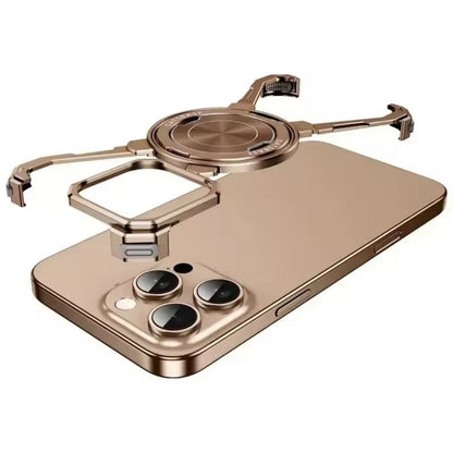 MagSafe 360° Rotatable Kickstand & Frameless Shockproof Design