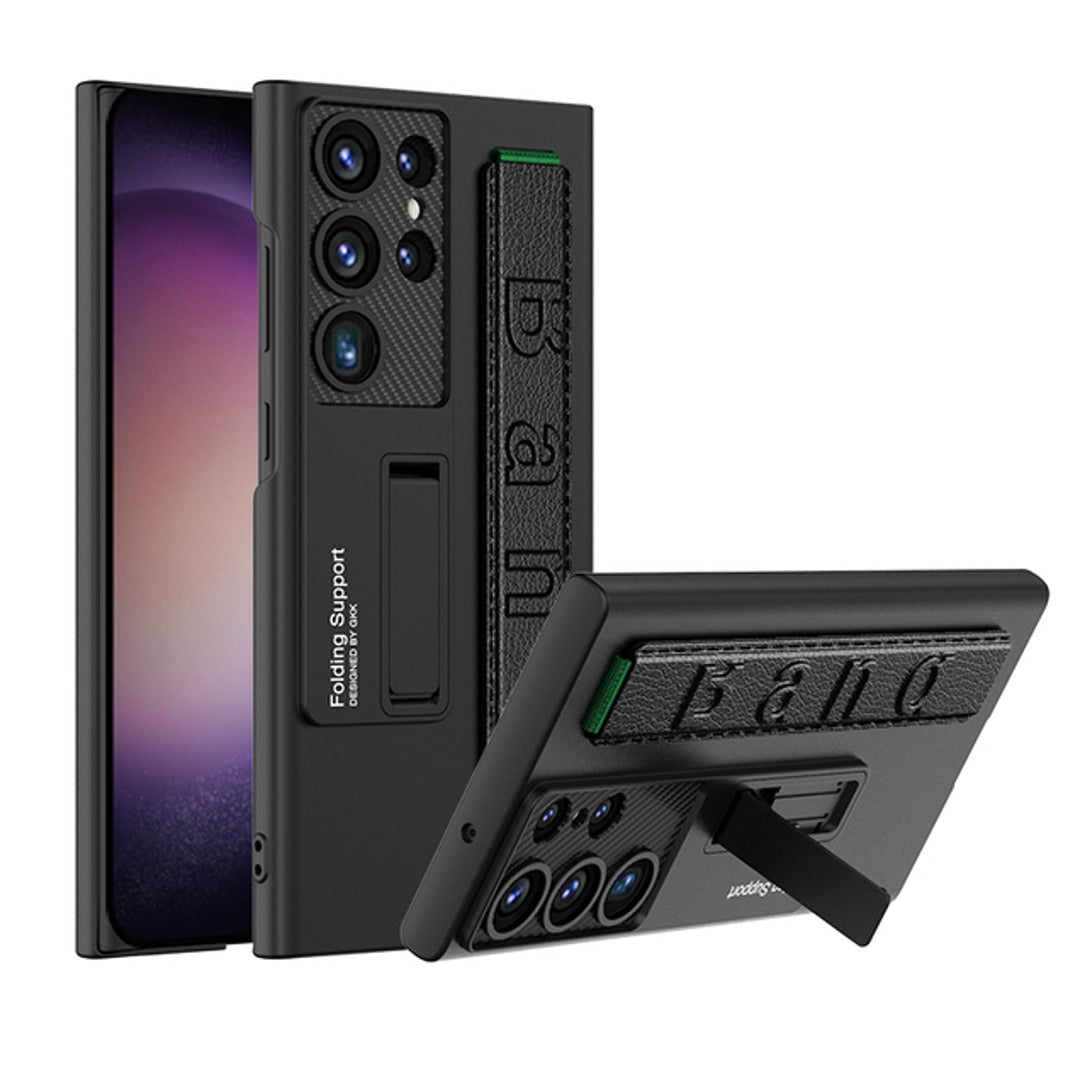 SAMSUNG GALAXY S22 THIN WRISTBAND SHOCKPROOF PHONE CASE WITH HOLDER