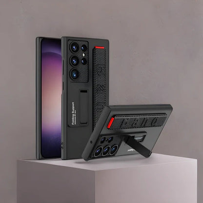 SAMSUNG GALAXY S22 THIN WRISTBAND SHOCKPROOF PHONE CASE WITH HOLDER