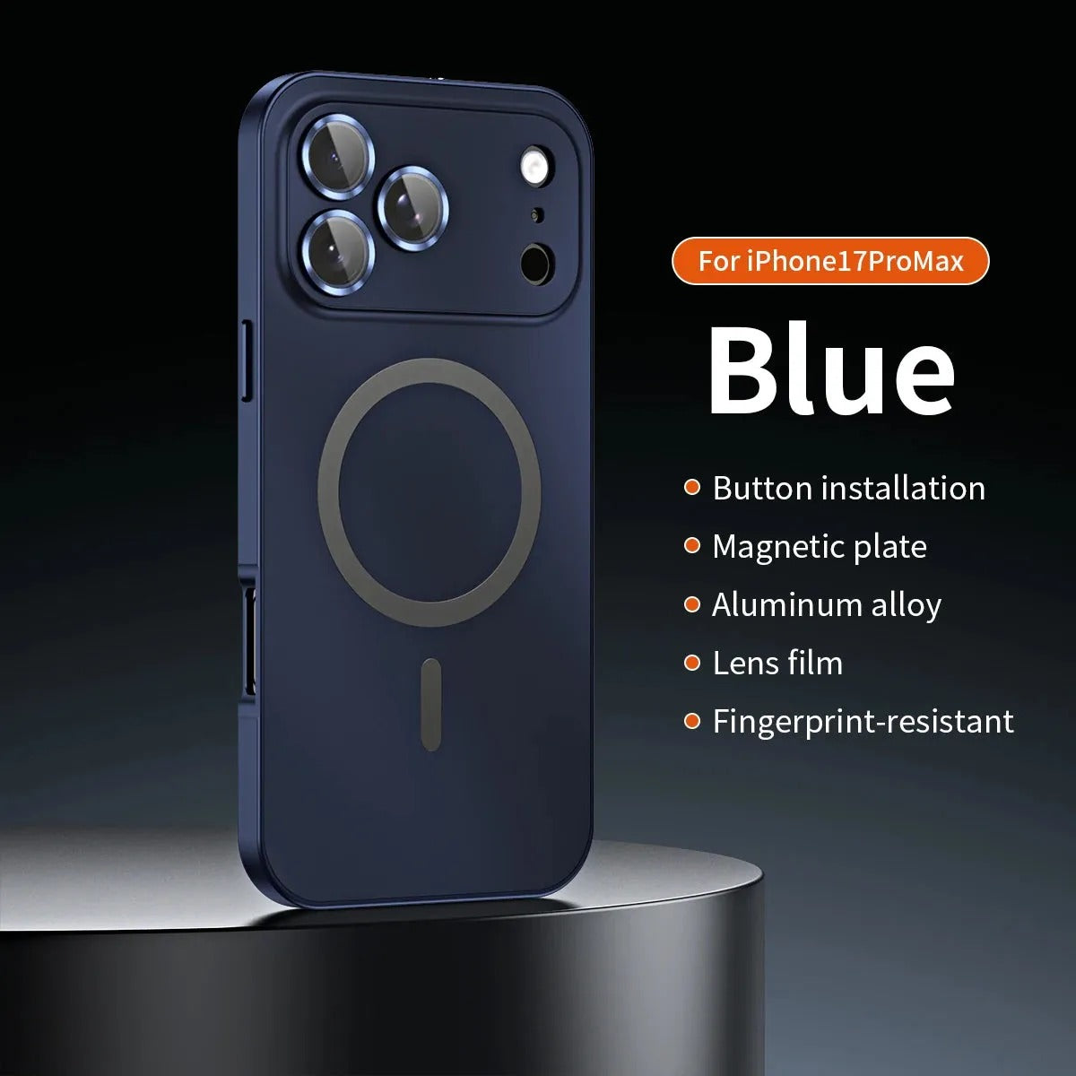 Aluminum Frame Magnetic Cover iPhone 16/17 Series