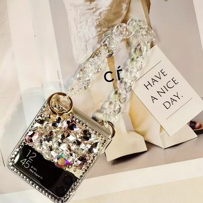 Luxurious Diamond-Studded Foldable Phone Case  for Samsung Galaxy Z Flip