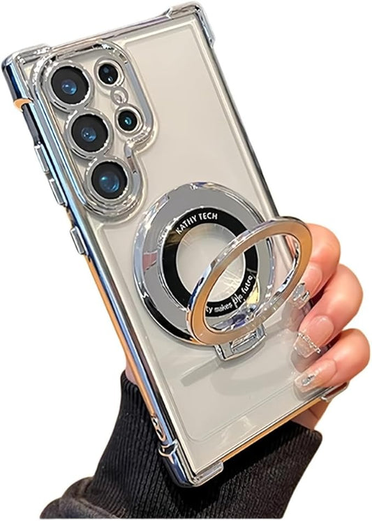 Magnetic Suction Bracket Four Side Airbag Mobile Case For Ultra Series