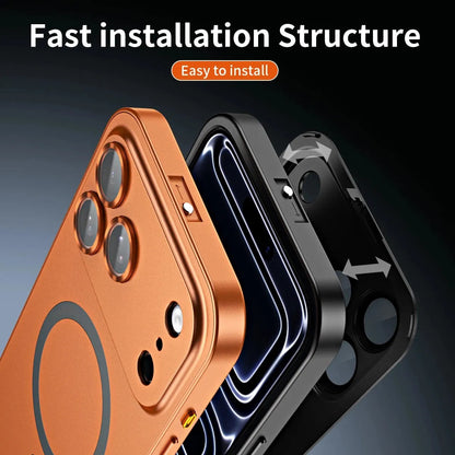 Aluminum Frame Magnetic Cover iPhone 16/17 Series