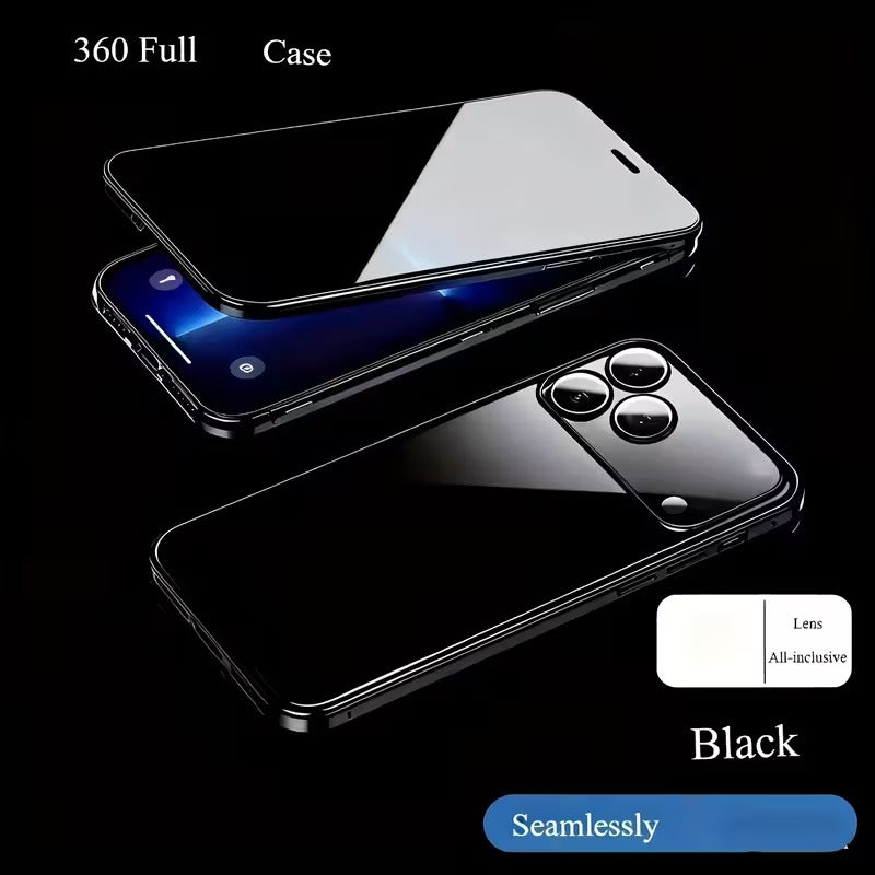 360° Privacy Protection  Double-Sided Glass Phone Case for iPhone 17
