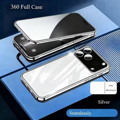 360° Privacy Protection  Double-Sided Glass Phone Case for iPhone 17
