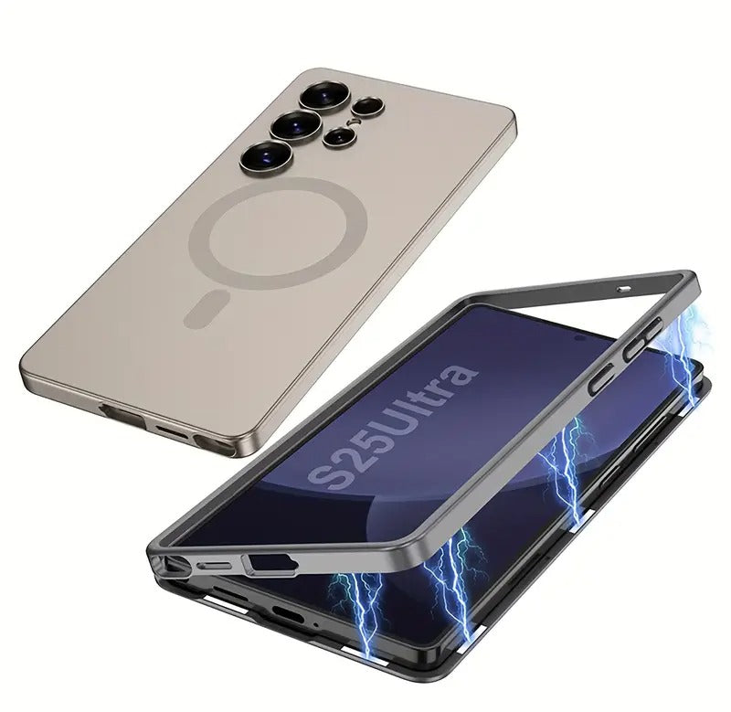 Matte Magsafe Case With Titanium Frame - Samsung